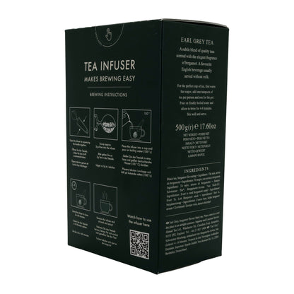 Schwarztee Ahmad Tea | Earl Grey Loose Tea | Loser Tee mit Bergamotte | 500 g inkl. Teesieb