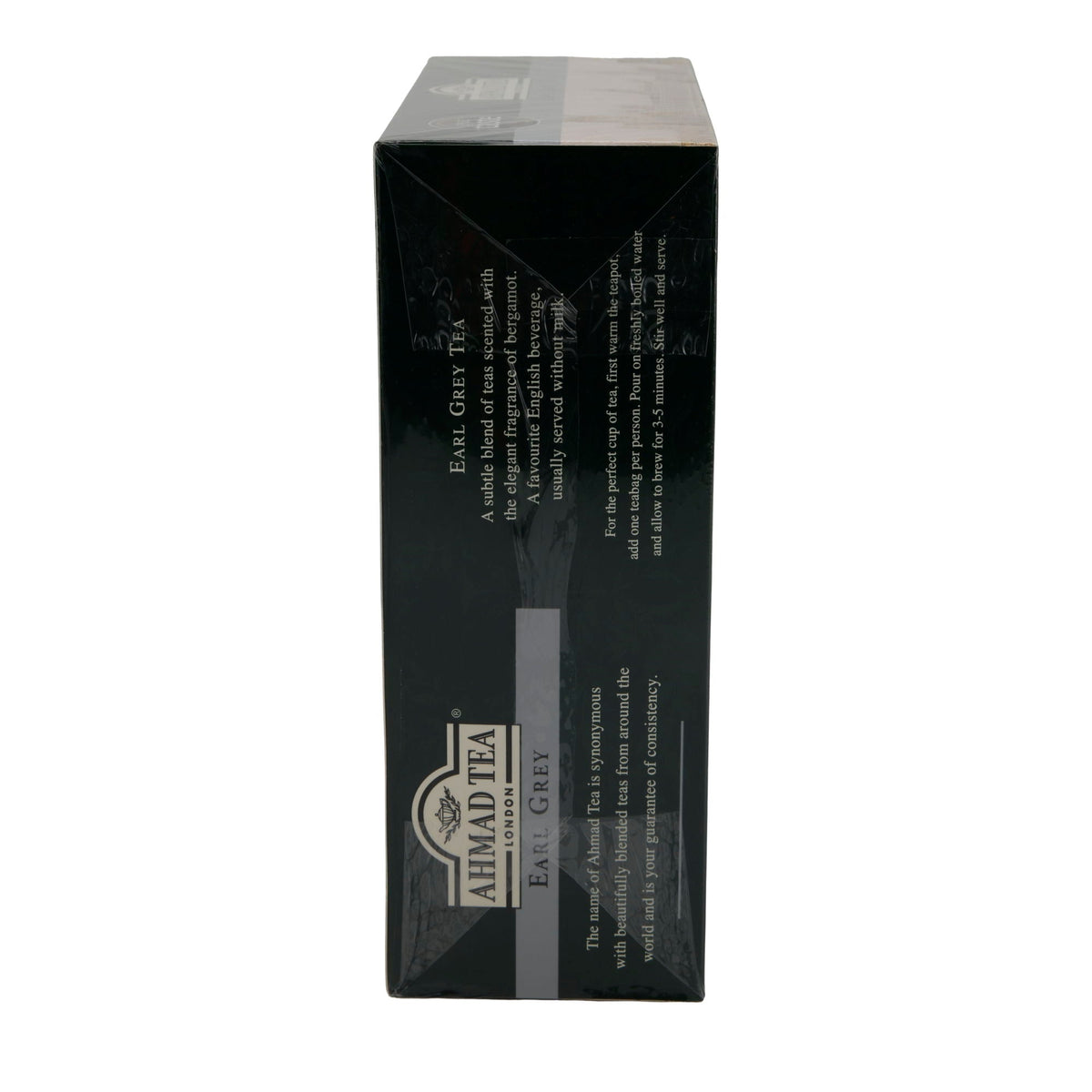 Schwarztee Ahmad Tea | Earl Grey Tea | Mit feiner Bergamotte | 100 Teebeutel | 200g