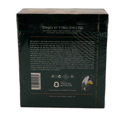 Schwarztee Ahmad Tea | English Tea No.1 | Mit Bergamotte-Aroma | 110 Teebeutel