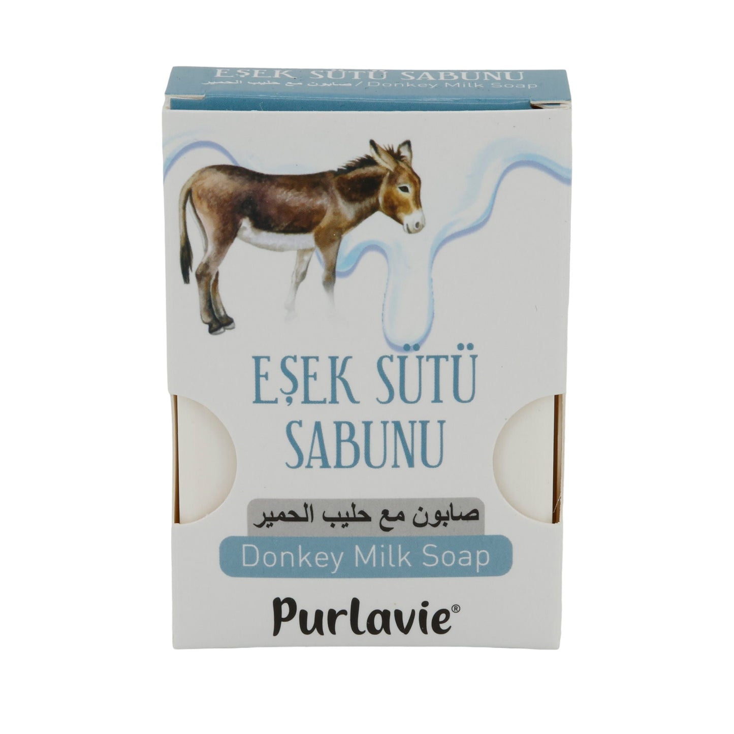 Sapone Purlavie | Sapone al latte d'asina | Idrata la pelle | 100 g