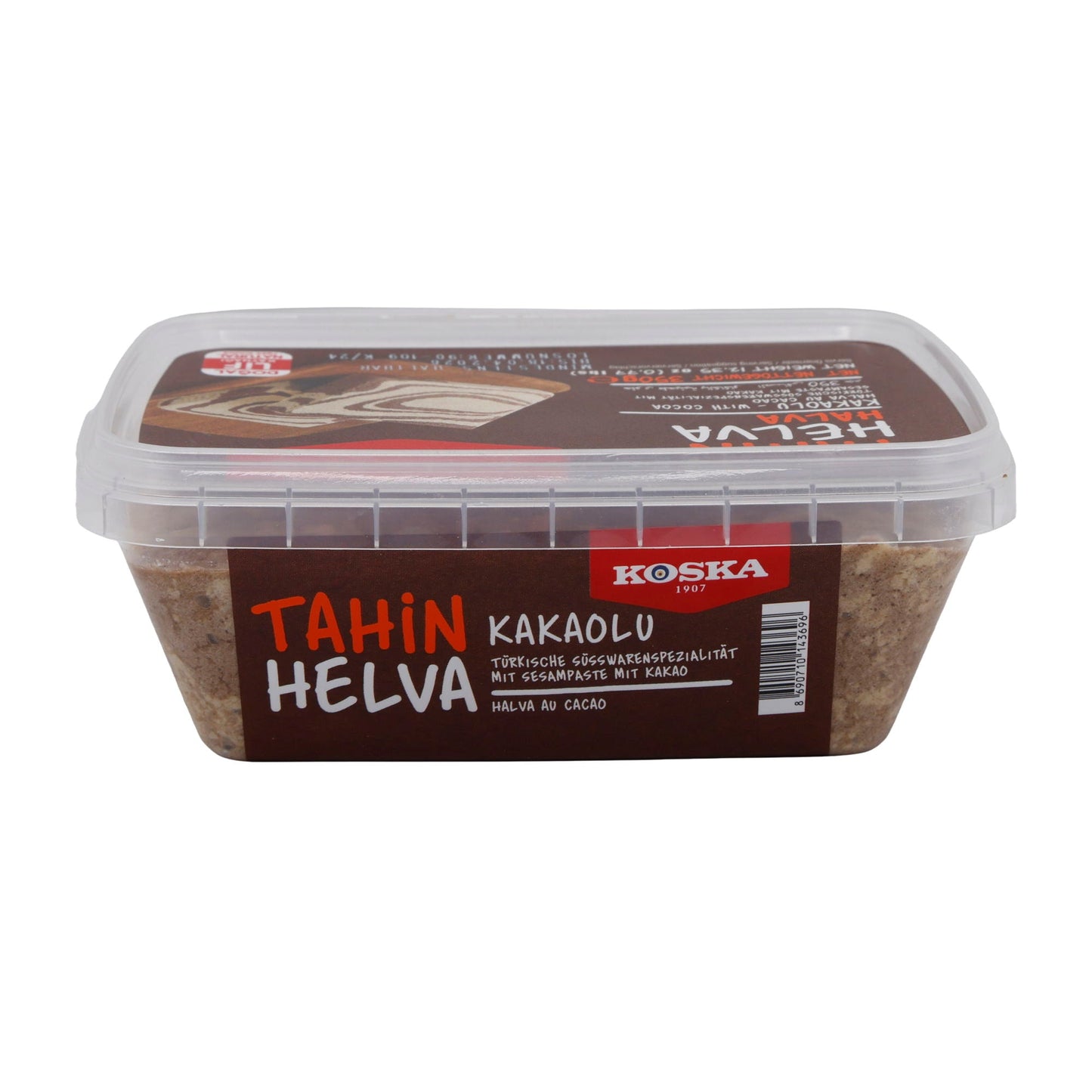 Pasta di sesamo Koska Tahin Helva con cacao | Dolce | Dolci tradizionali turchi | 350 g