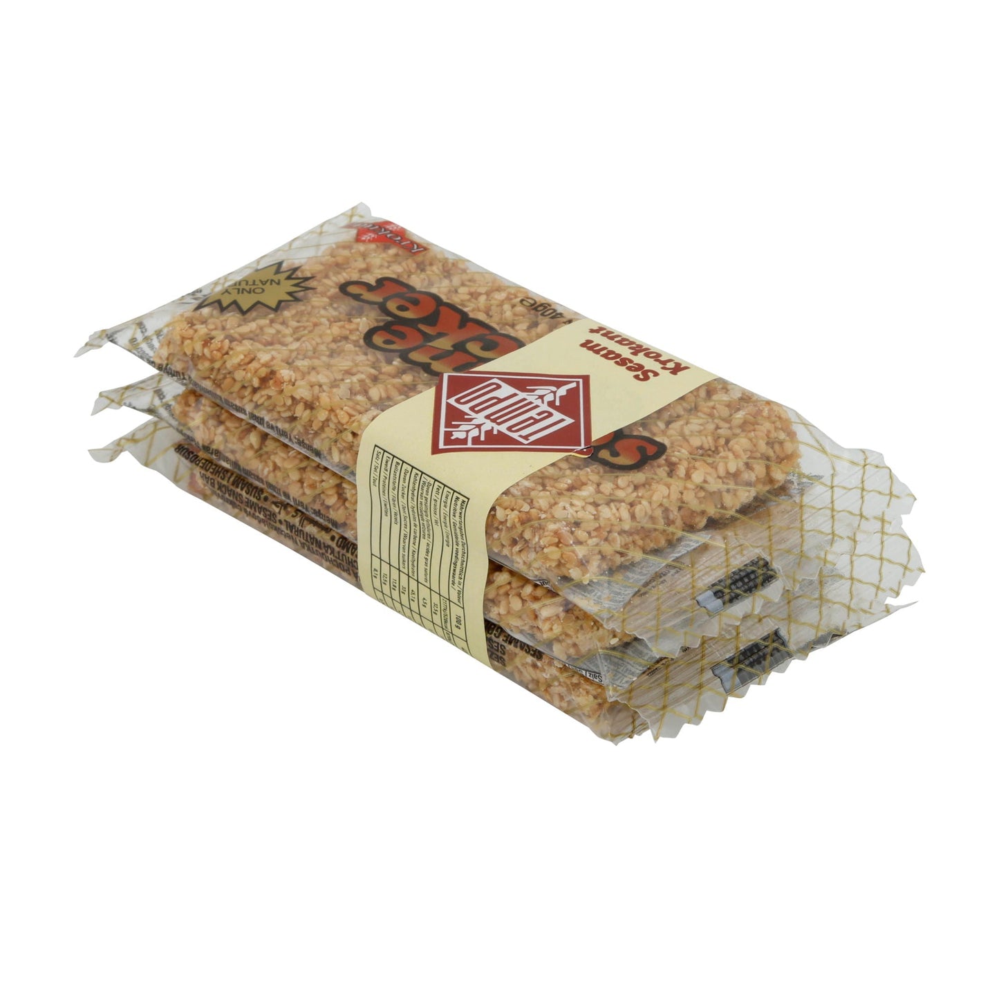 Sesamriegel Tempo | Sesam Krokant | Süß, 3 x 40g | 120g TEMPO