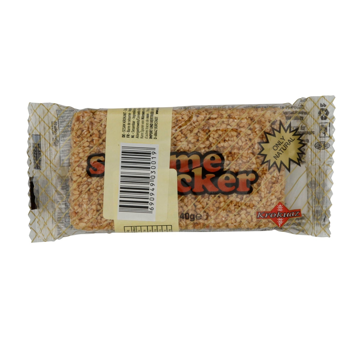 Sesamriegel Tempo | Sesam Krokant | Süß, 3 x 40g | 120g TEMPO