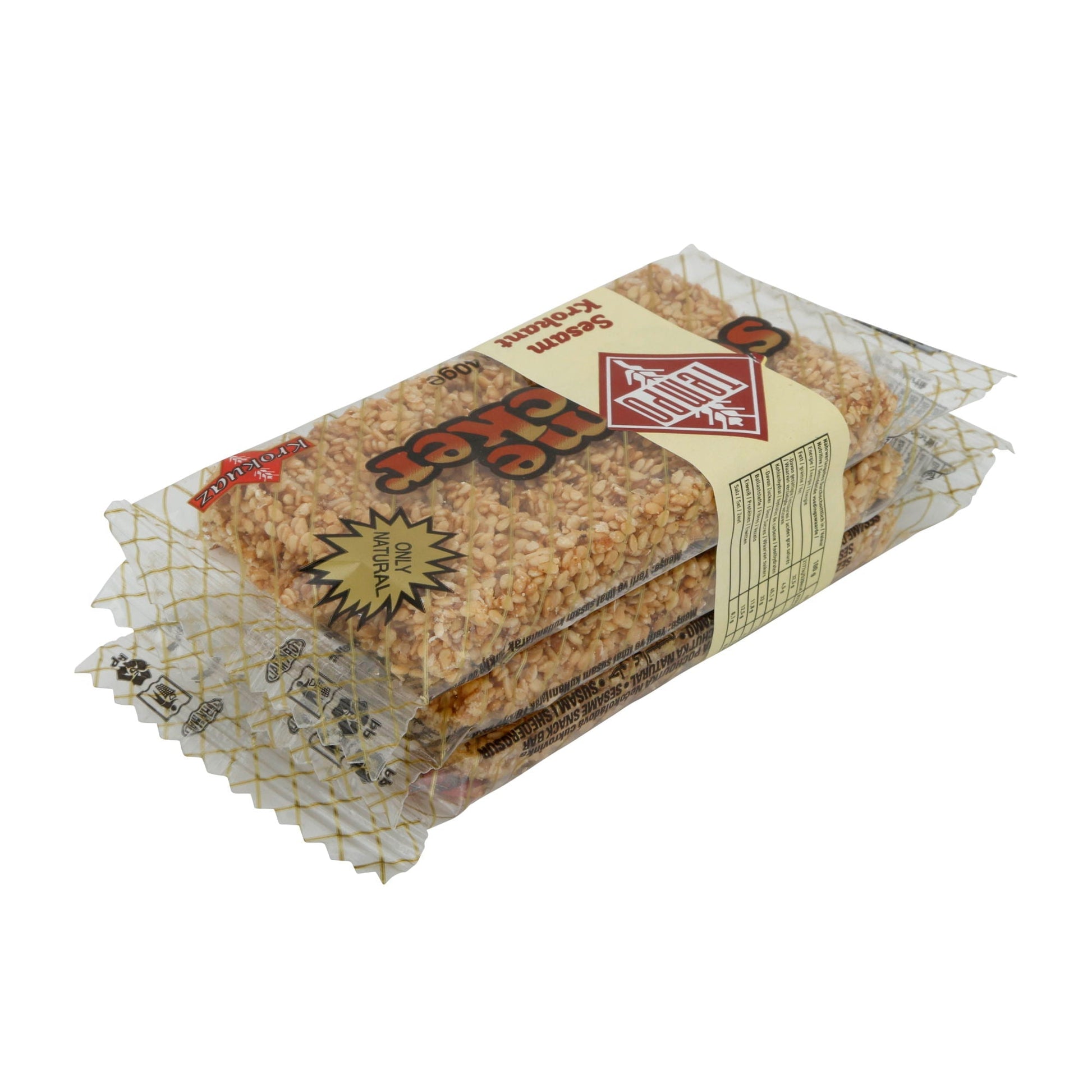 Sesamriegel Tempo | Sesam Krokant | Süß, 3 x 40g | 120g TEMPO