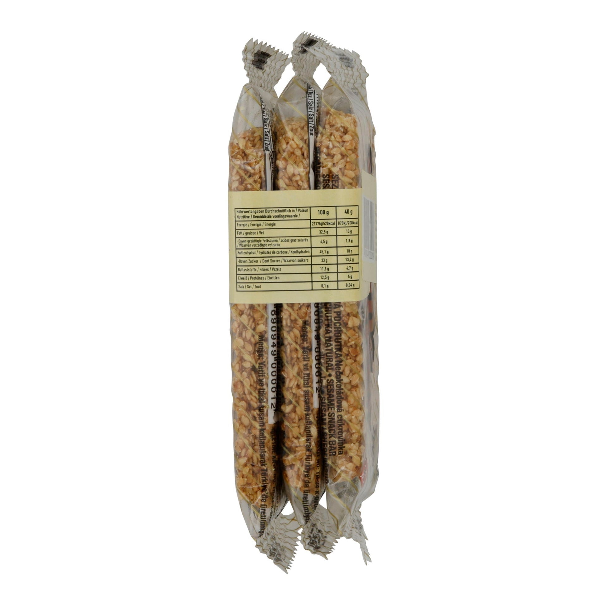 Sesamriegel Tempo | Sesam Krokant | Süß, 3 x 40g | 120g TEMPO