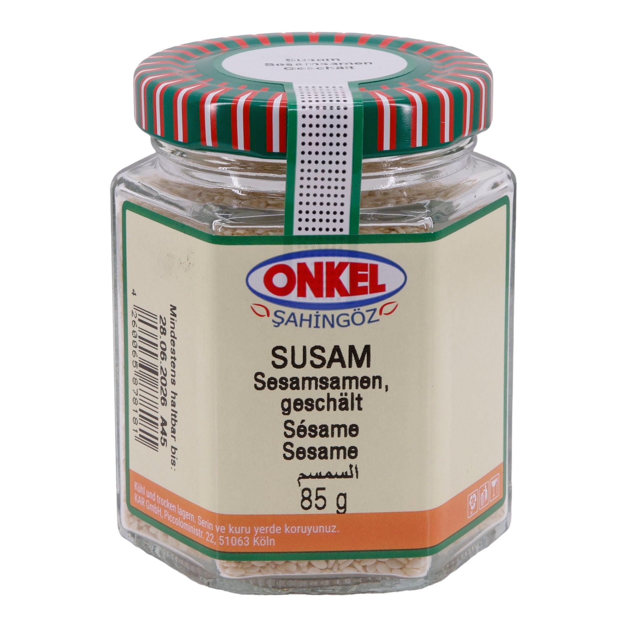 Sesamsamen Onkel Şahingöz Susam | Geschält | 85 g - Taste Your World