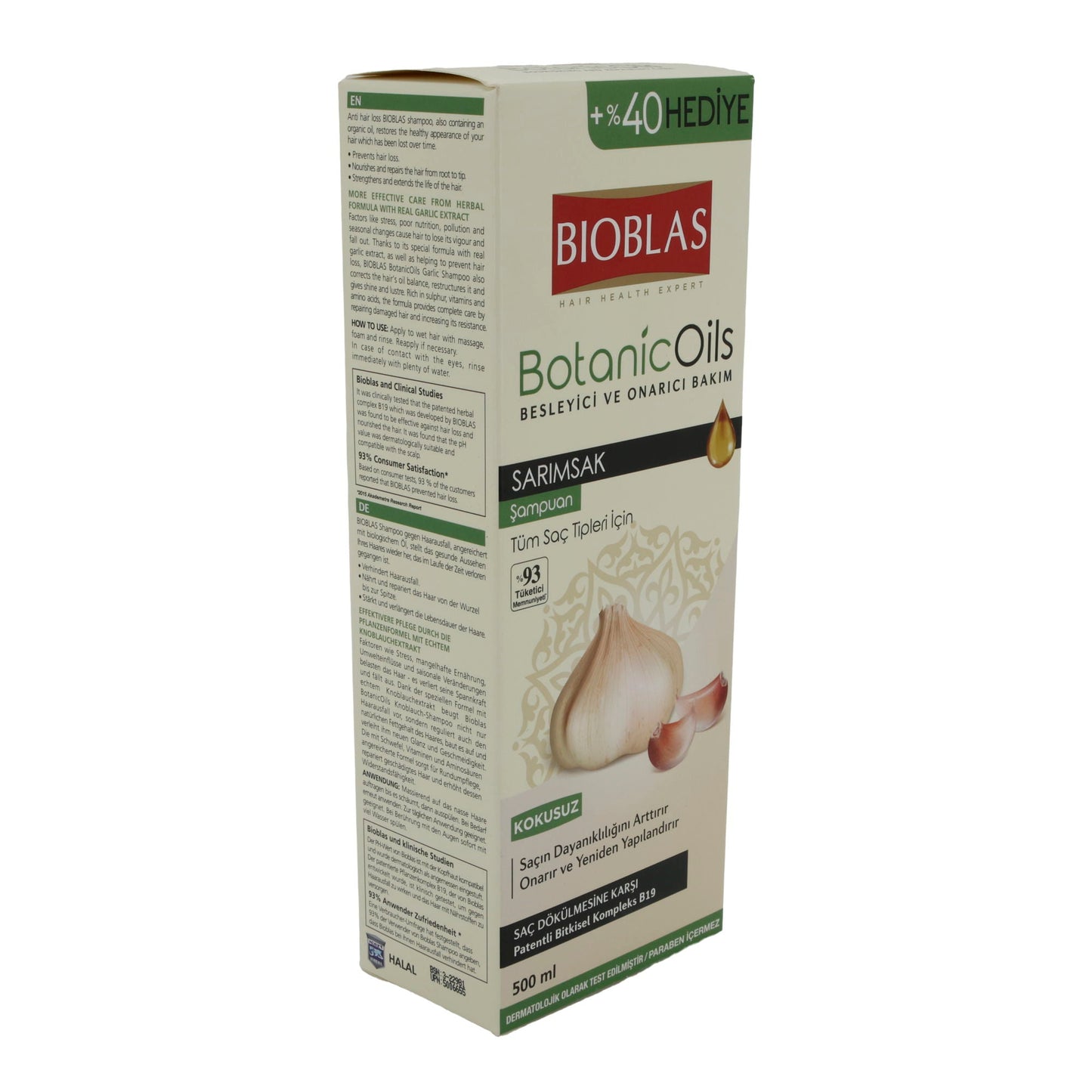 Shampoo Bioblas BotanicOils Shampoo all'Aglio | Shampoo | 500 ml