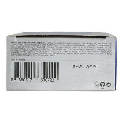 Shampoo Bioblas For Men | Contro Forfora & Caduta dei Capelli Mentolo | 360 ml