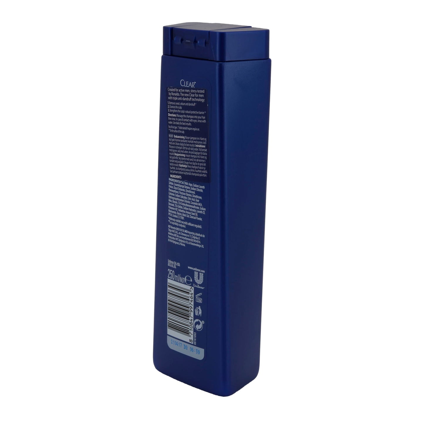 Shampoo Clear Men | Shampoo | Legend by CR7 | 250 ml