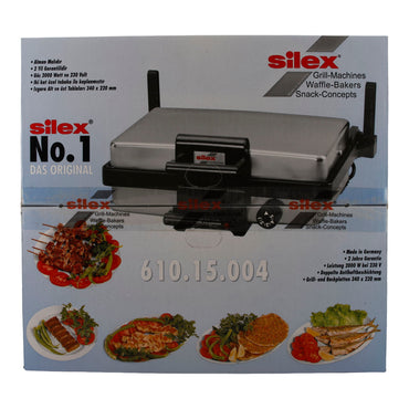 Silex No.1 Kontaktgrill 610.15.004 – 2000 W, Doppel - Antihaft, 34 × 22 cm - Taste Your World