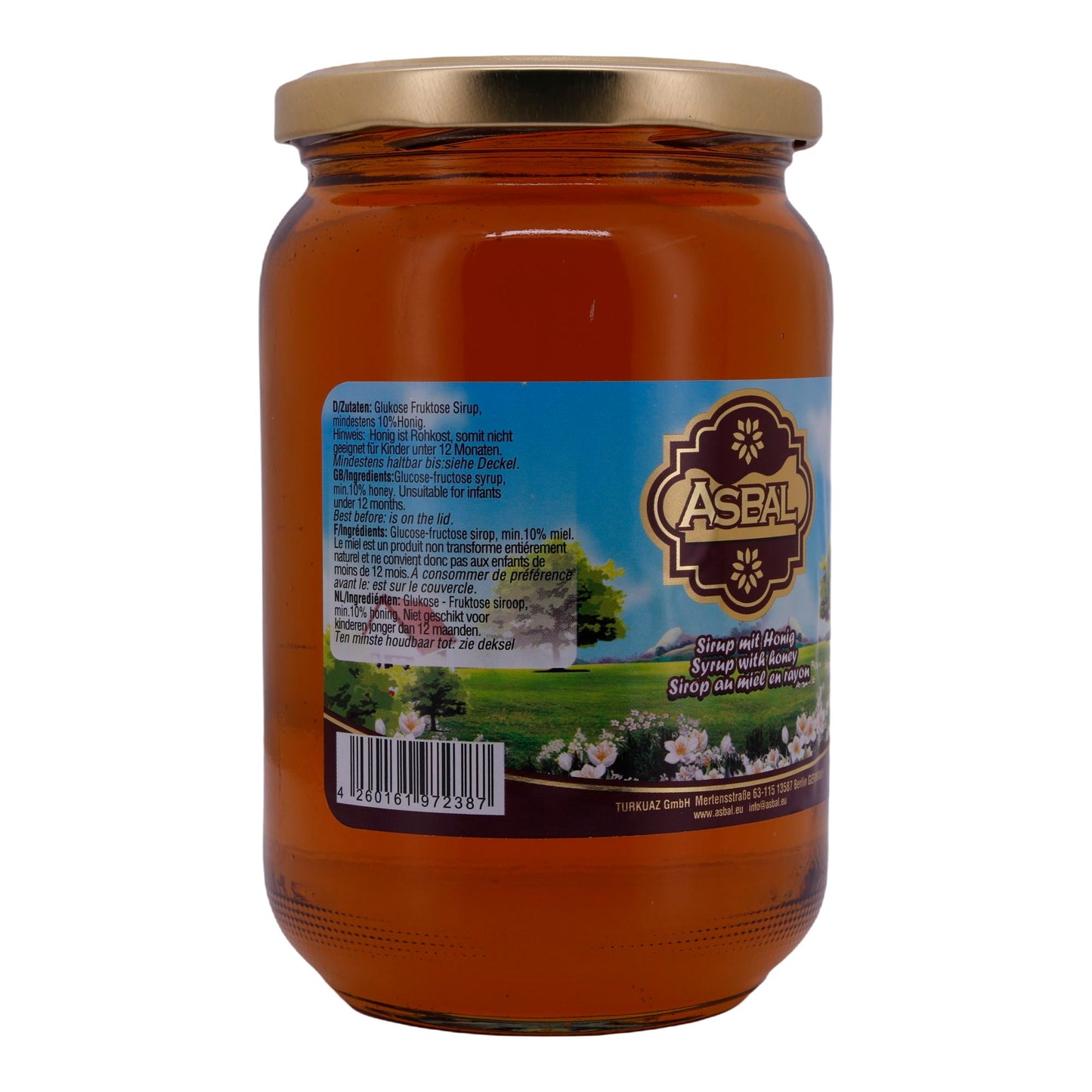 ASBAL Syrup with Honey – 950 g