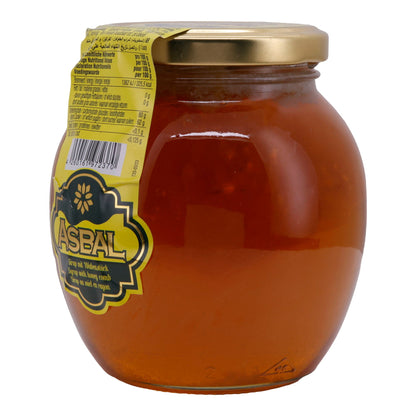 Asbal Syrup with Honey and Honeycomb – 480g – Natural Sweetness for Versatile Enjoyment