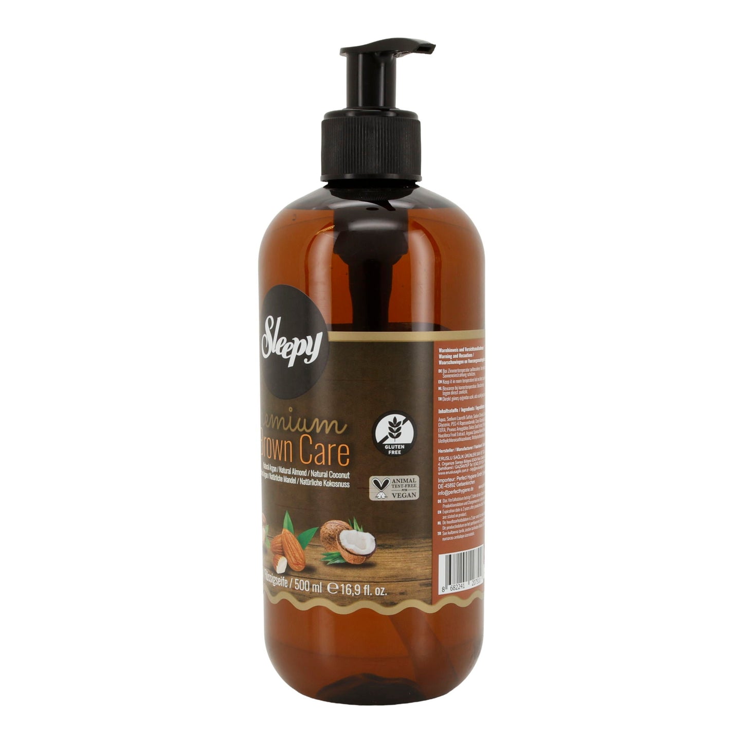 Sleepy premium - Brown Care | Handseife – Flüssigseife 550 ml