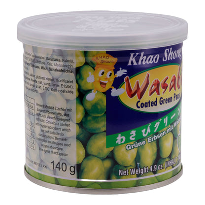 Snack Khao Shong | Wasabi Grüne Erbsen | Knusprig, würzig | 140 g