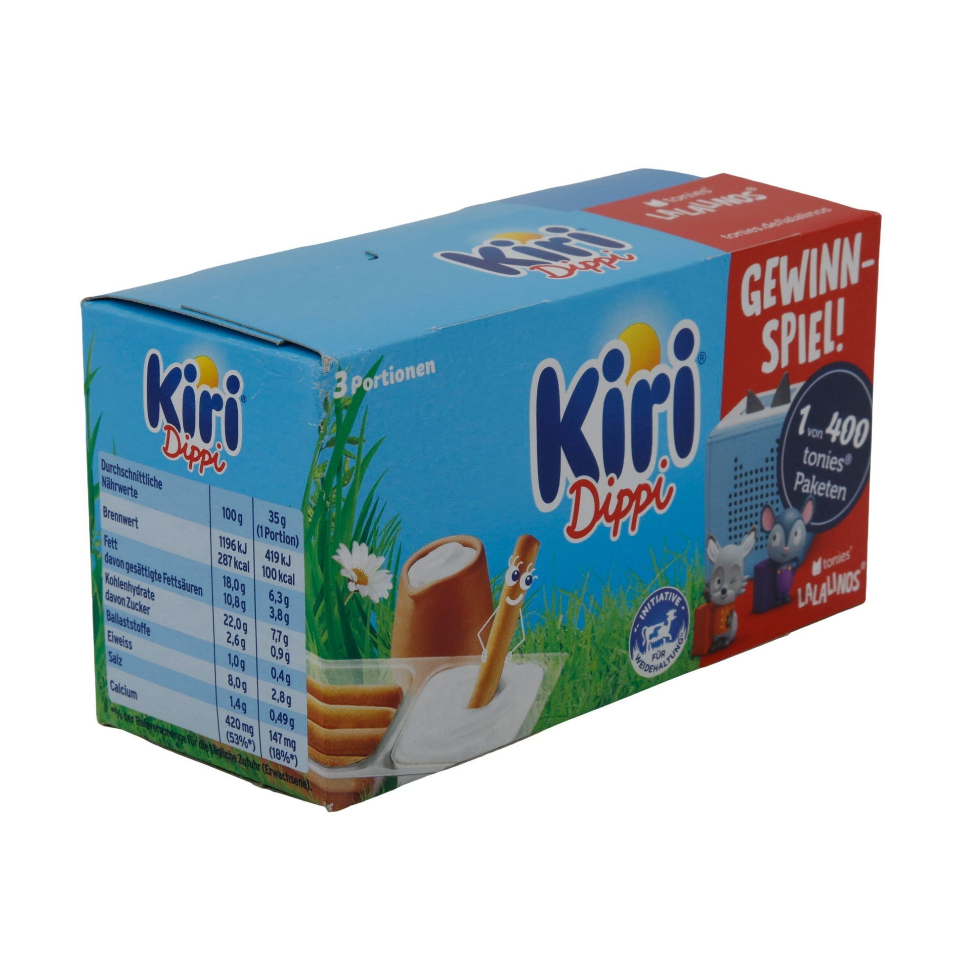 Snack Kiri | Dippi | Frischkäse & Grissini, 3 Portionen | 105g KIRI