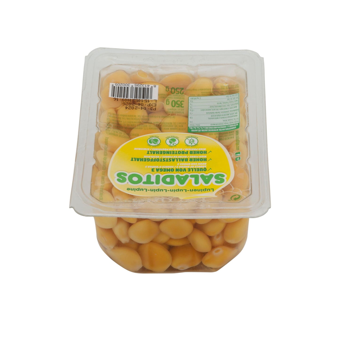 Snack Saladitos Lupinen | proteinreich | Abtropfgewicht 250 g | 350 g