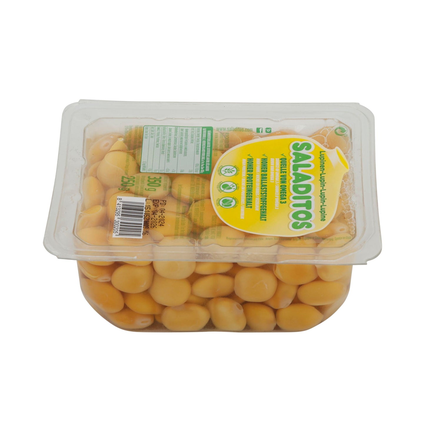 Snack Saladitos Lupinen | proteinreich | Abtropfgewicht 250 g | 350 g