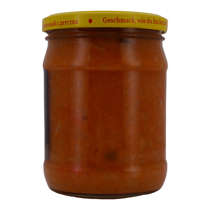 Soljanka Steinhauer | Eintopf mit Sauerkraut | Mit Gemüse und Salzgurken | 480 g Glas