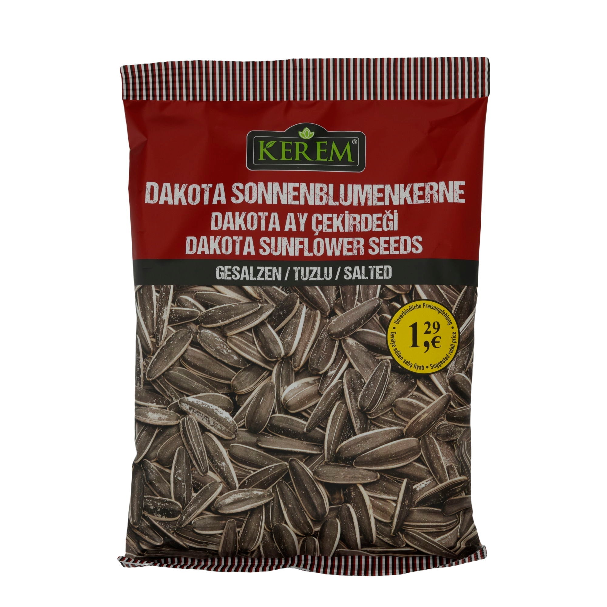 Sonnenblumenkerne Kerem Dakota | Snack | Gesalzene, geröstete Sonnenblumenkerne | 150 g - Taste Your World