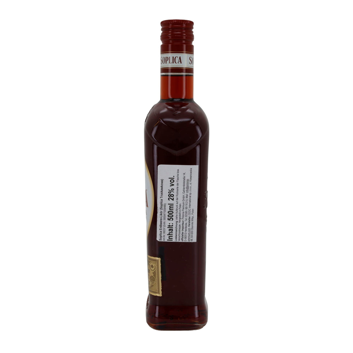 Soplica Truskawkowa | Erdbeerlikör | Fruchtig & mild | 28 % vol | 500 ml PL
