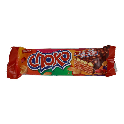 Spoko | Waffelriegel mit Erdnüssen & Kakaogeschmack | überzogen | 35 g