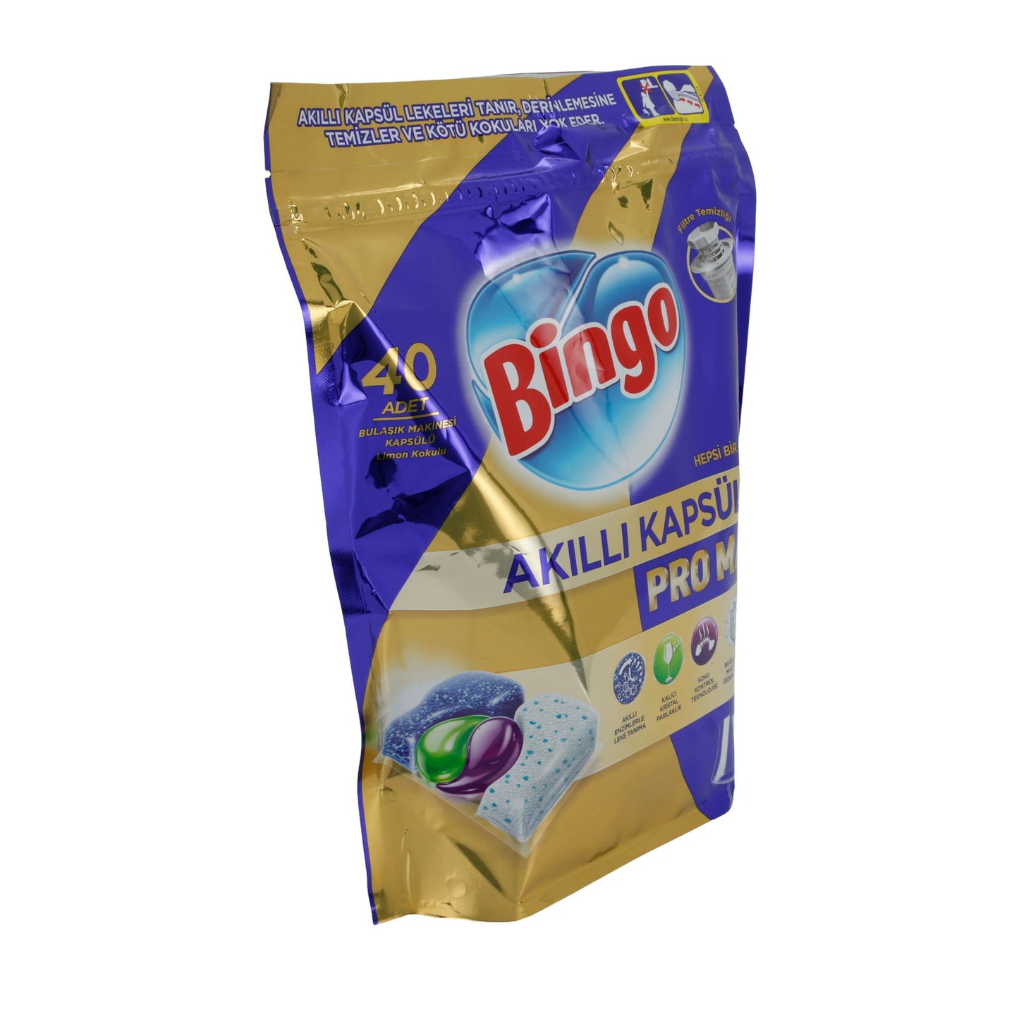 Spülmaschinen - Tabs Bingo | Tabs | Akıllı Kapsül Pro Max | 40 Stück - Taste Your World