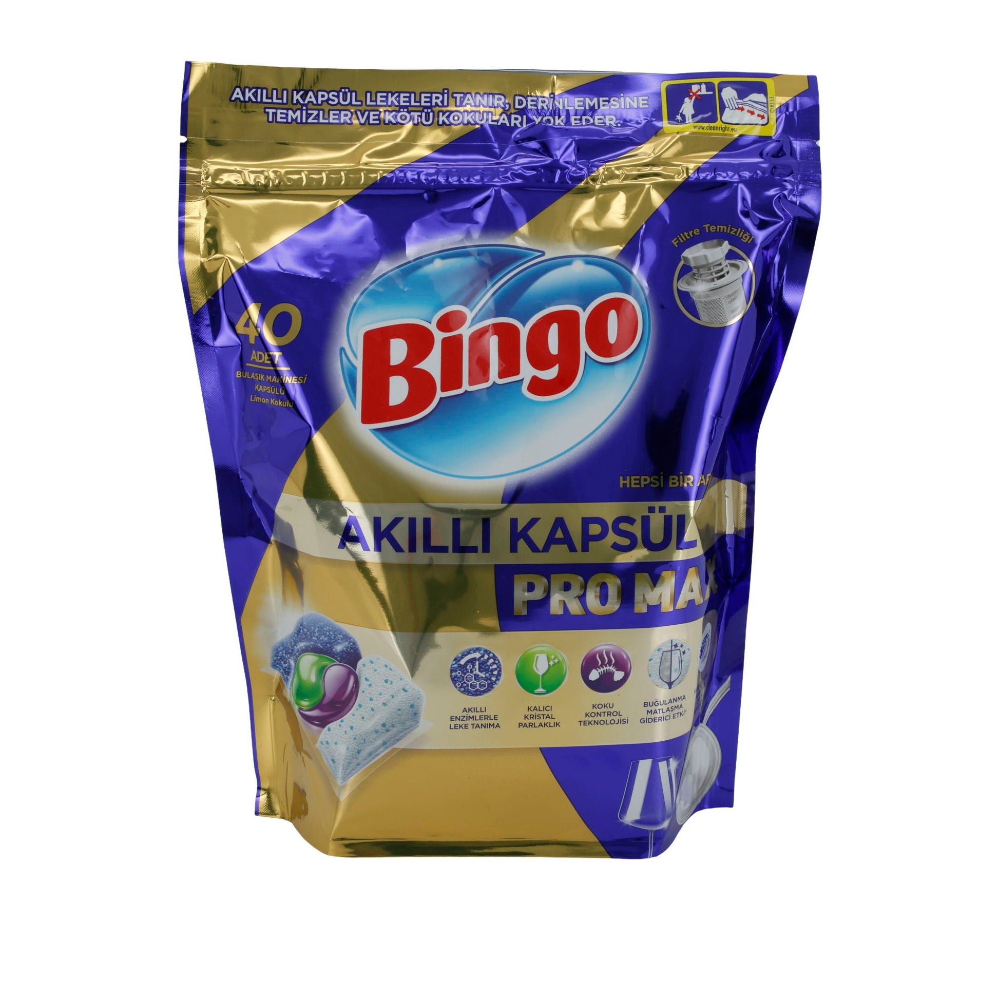 Spülmaschinen - Tabs Bingo | Tabs | Akıllı Kapsül Pro Max | 40 Stück - Taste Your World