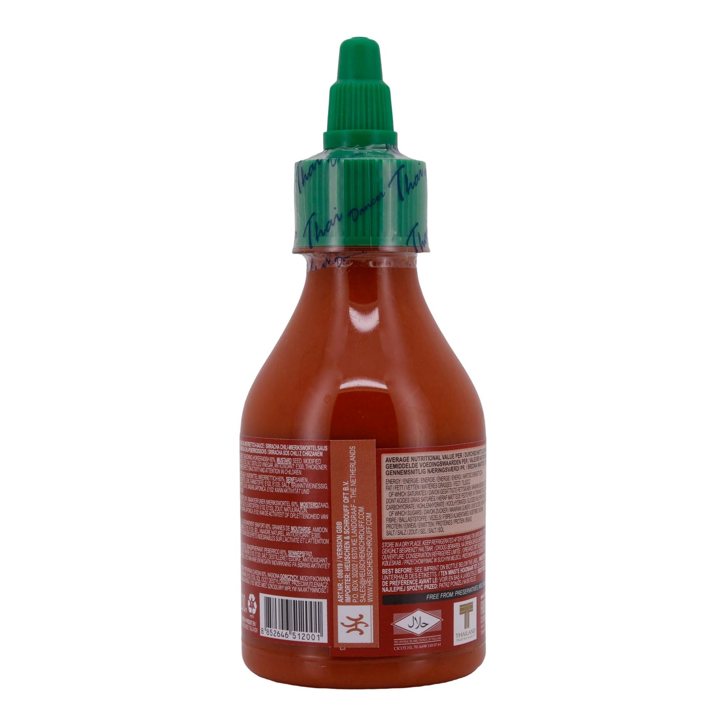 Sriracha Wasabi Sauce Thai Dancer | Sauce | Sriracha- und Wasabi-Sauce | 200 g