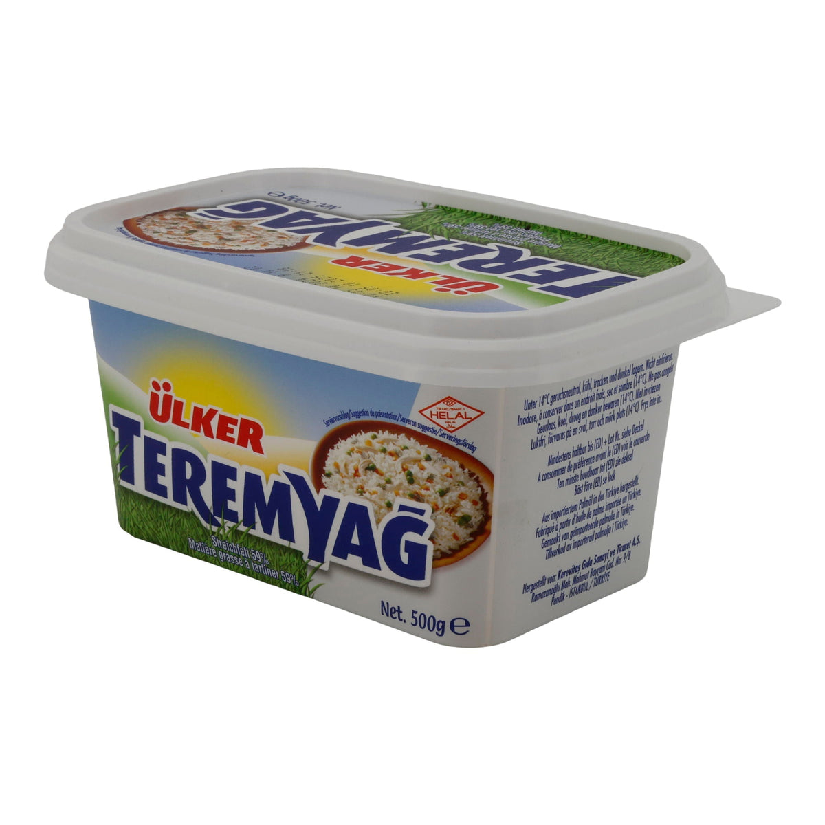 Streichfett Ülker Teremyağ | Pflanzenfett | Vielseitiges Streichfett für Brot | 500 g UELKER