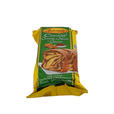 Süßes Brot Boromir | Cozonac Nuca și Cacao | Gefüllt mit Walnuss und Kakao | 450g BOROMIR