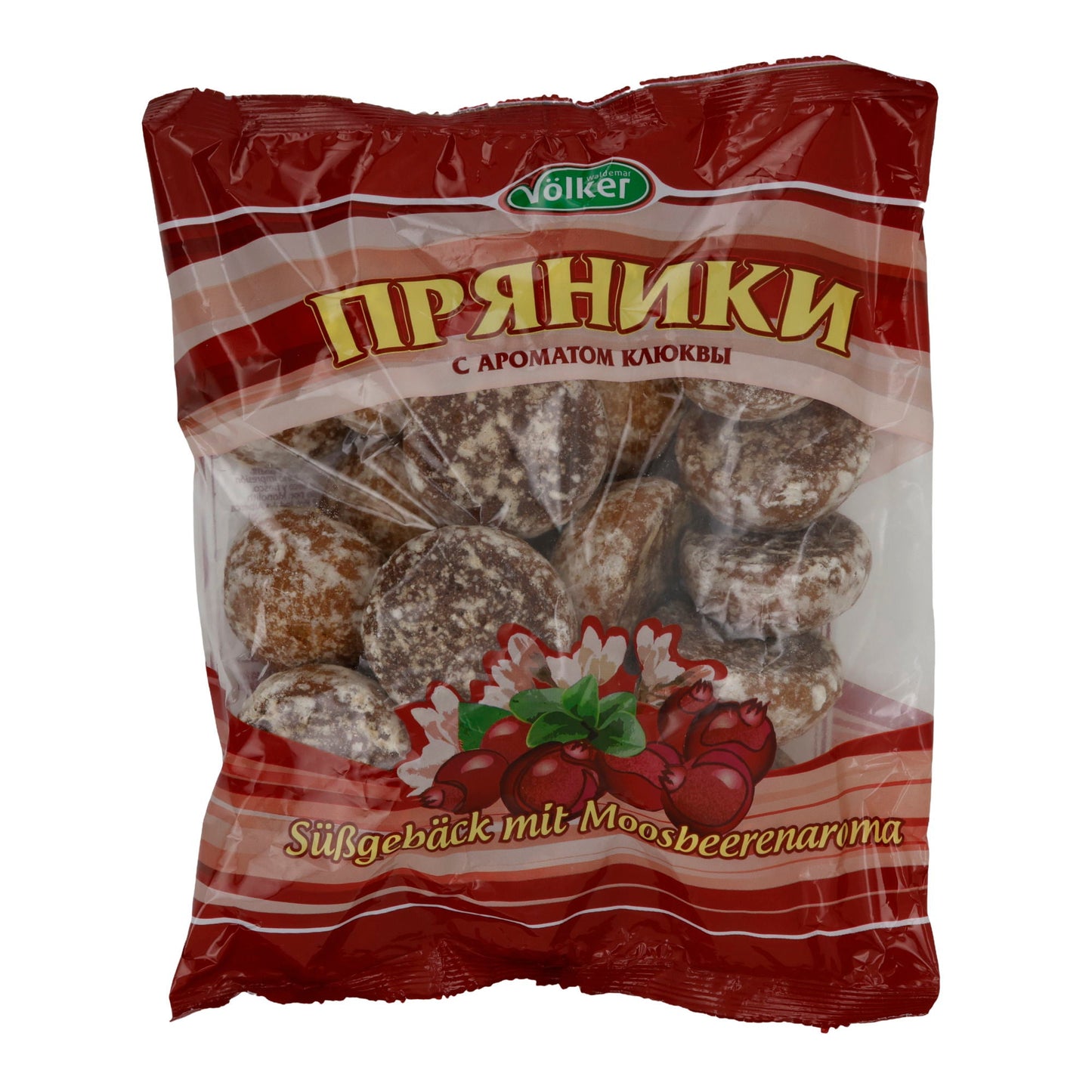 Süßgebäck Völker Prjaniki | Gebäck | mit Moosbeerengeschmack | 400 g