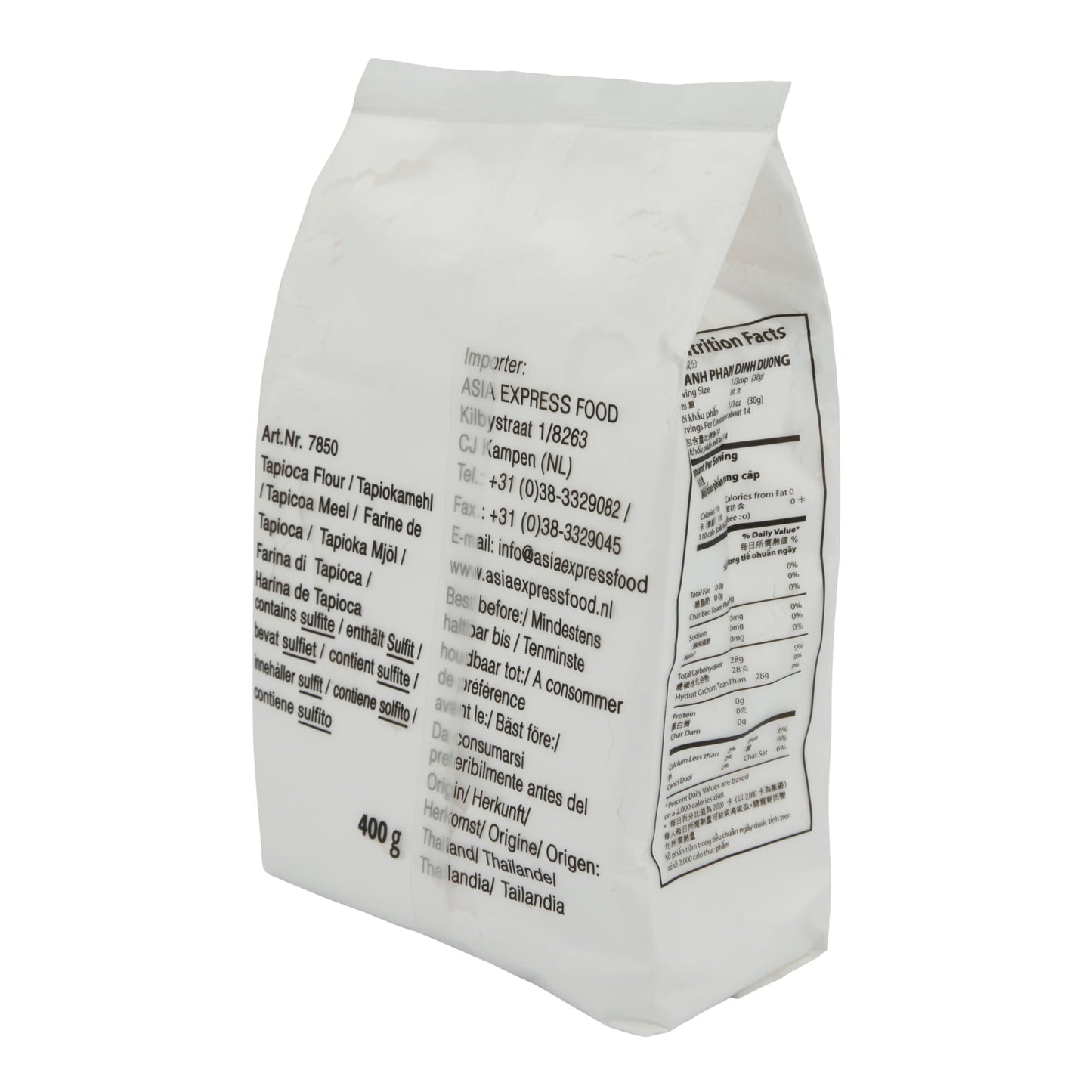 Tapiokamehl Farmer Brand | Premium Tapiokastärke | Aus Thailand | 400 g