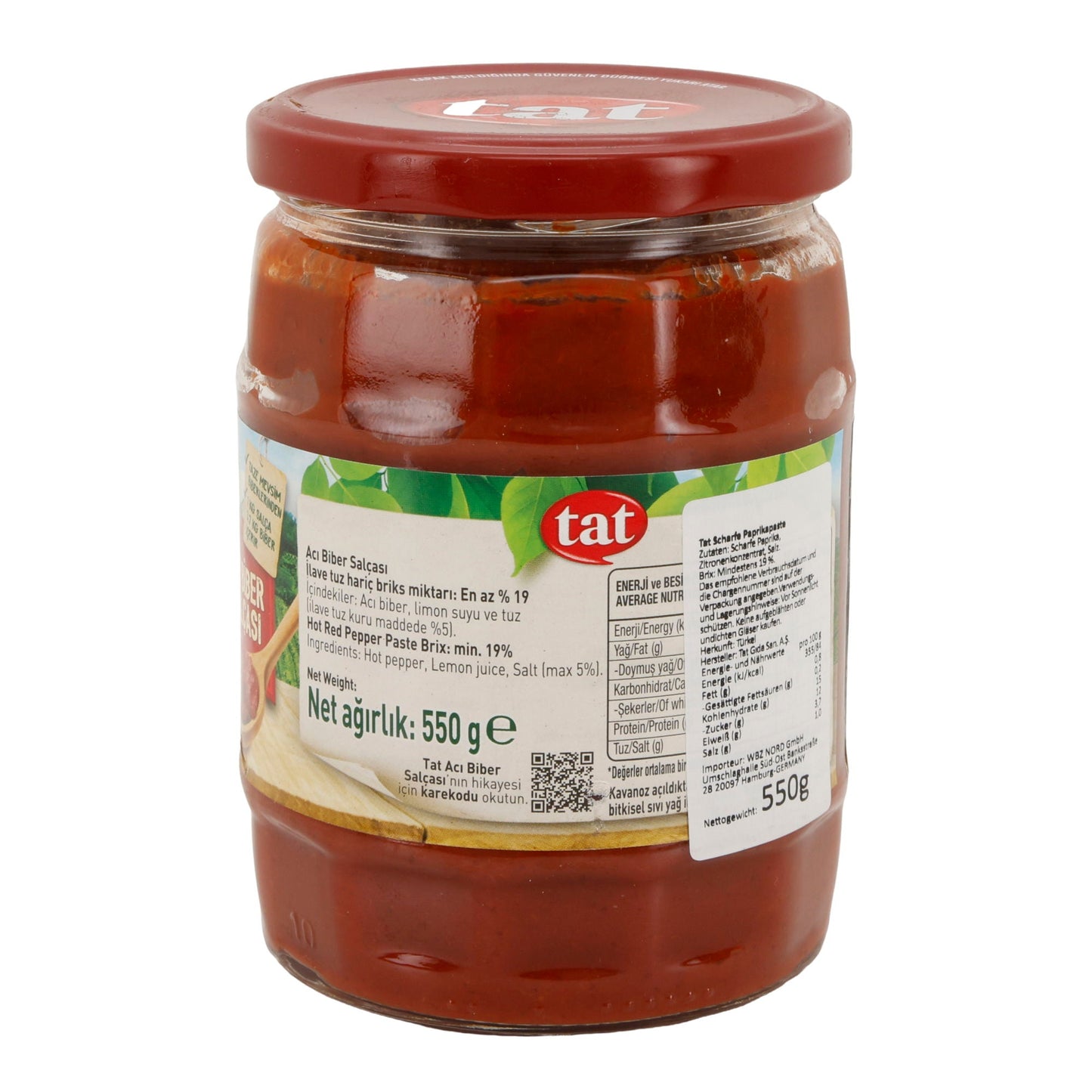 tat Paprikamark scharf | Aci Biber Salcasi | 550 g