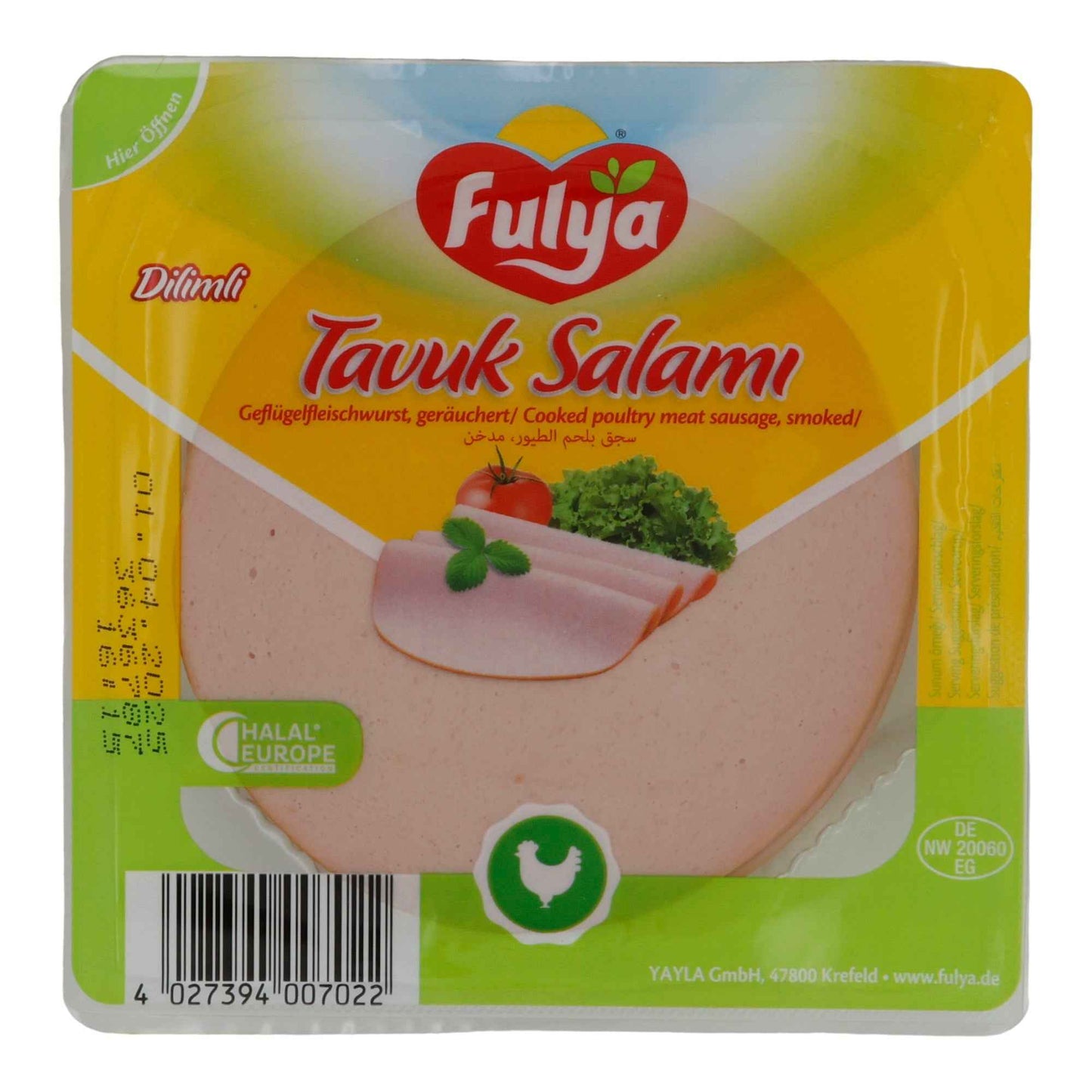 TAVUK SALAMI DILIMLI