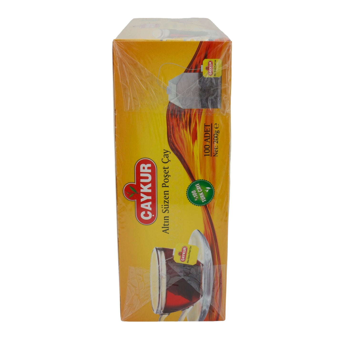 Tee Çaykur | Altın Süzen Poşet Çay | Traditioneller türkischer Schwarztee, 100 Teebeutel | 200 g