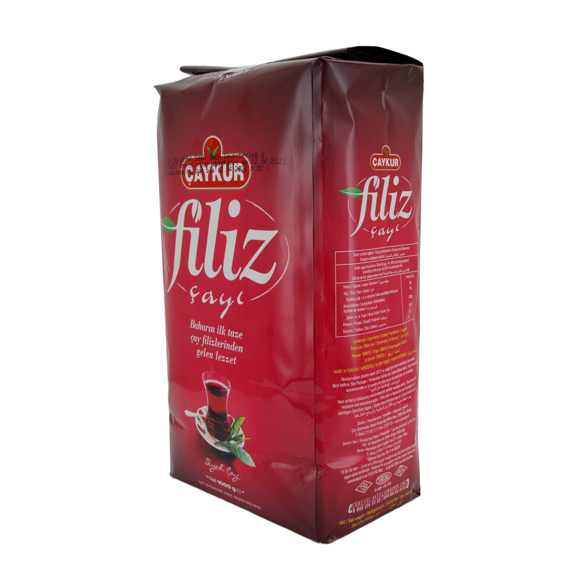 Tee Çaykur | Filiz Schwarztee | Aromatischer türkischer Schwarztee | 1000 g CAYKUR