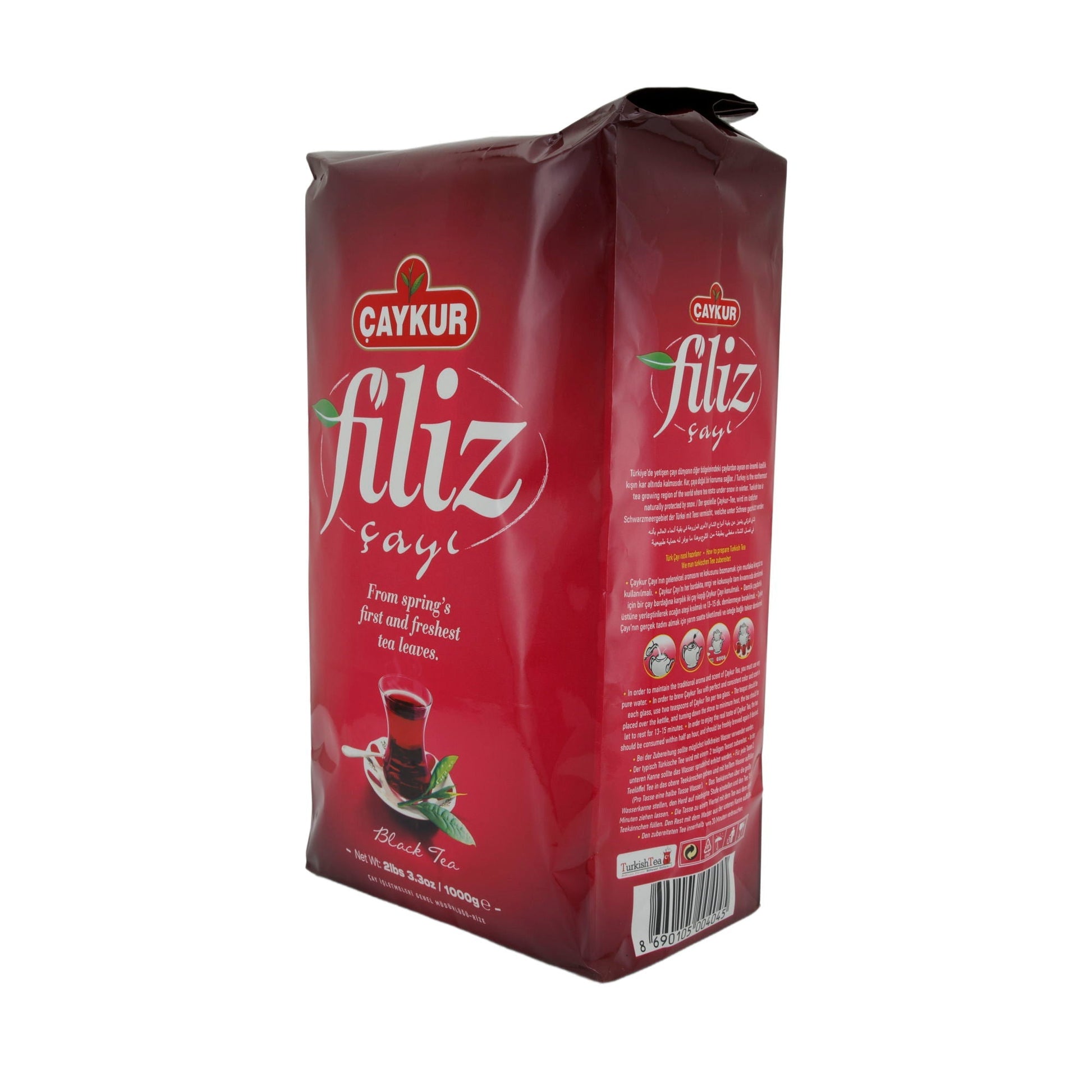 Tee Çaykur | Filiz Schwarztee | Aromatischer türkischer Schwarztee | 1000 g CAYKUR