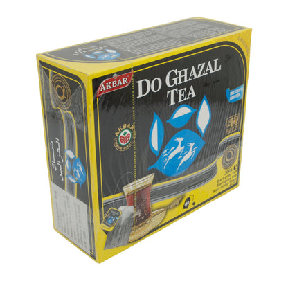 Tee Do Ghazal | Earl Grey | Aromatischer Ceylon Schwarztee mit Bergamotte, 100 Beutel | 200 g