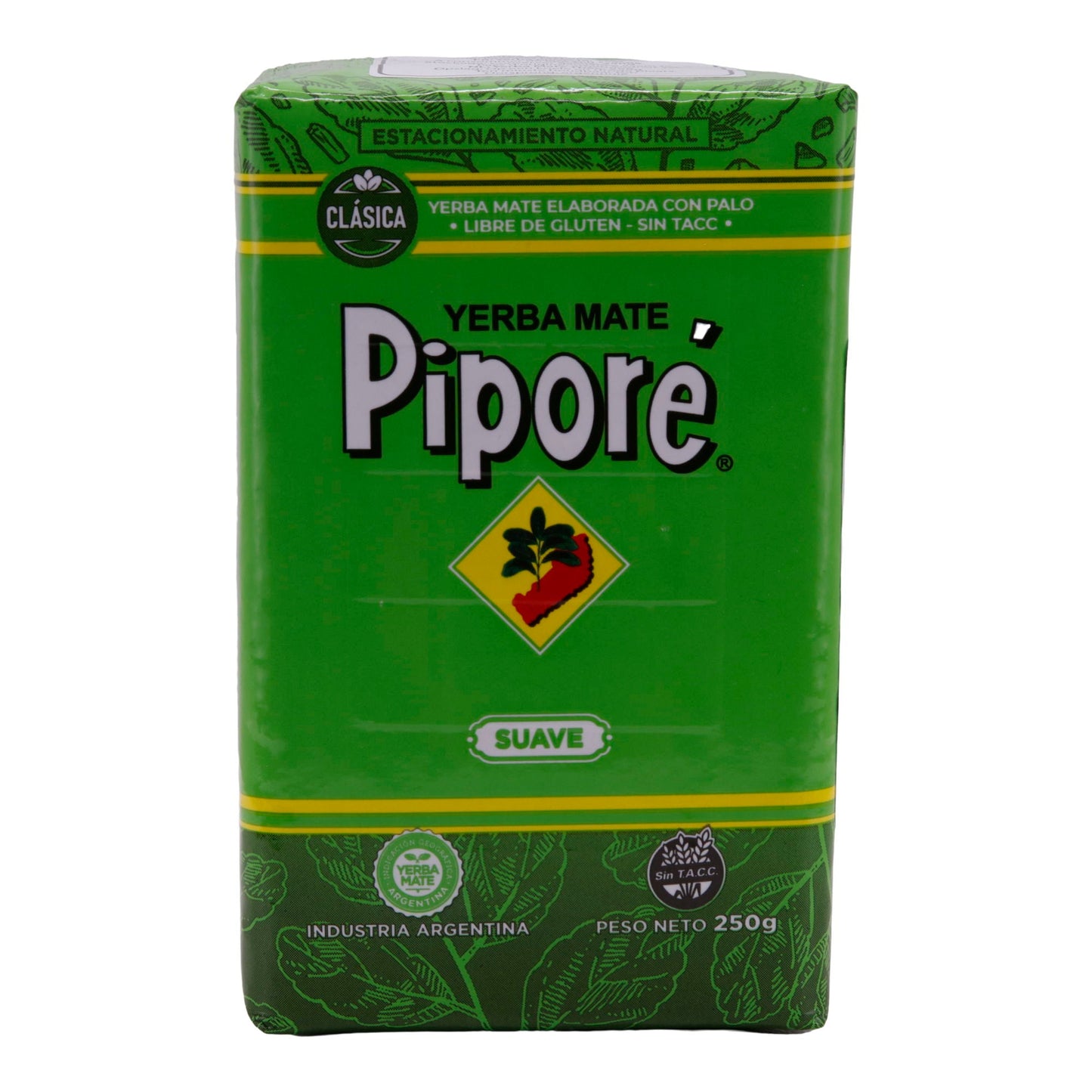 Tee Piporé | Yerba Mate Suave | Milde Yerba Mate für sanften Genuss | 250 g