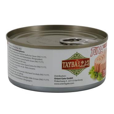 Thunfisch Tayba | Fisch | Stücke in Sojaöl | 160 g Dose (Abtropfgewicht 112 g) - Taste Your World