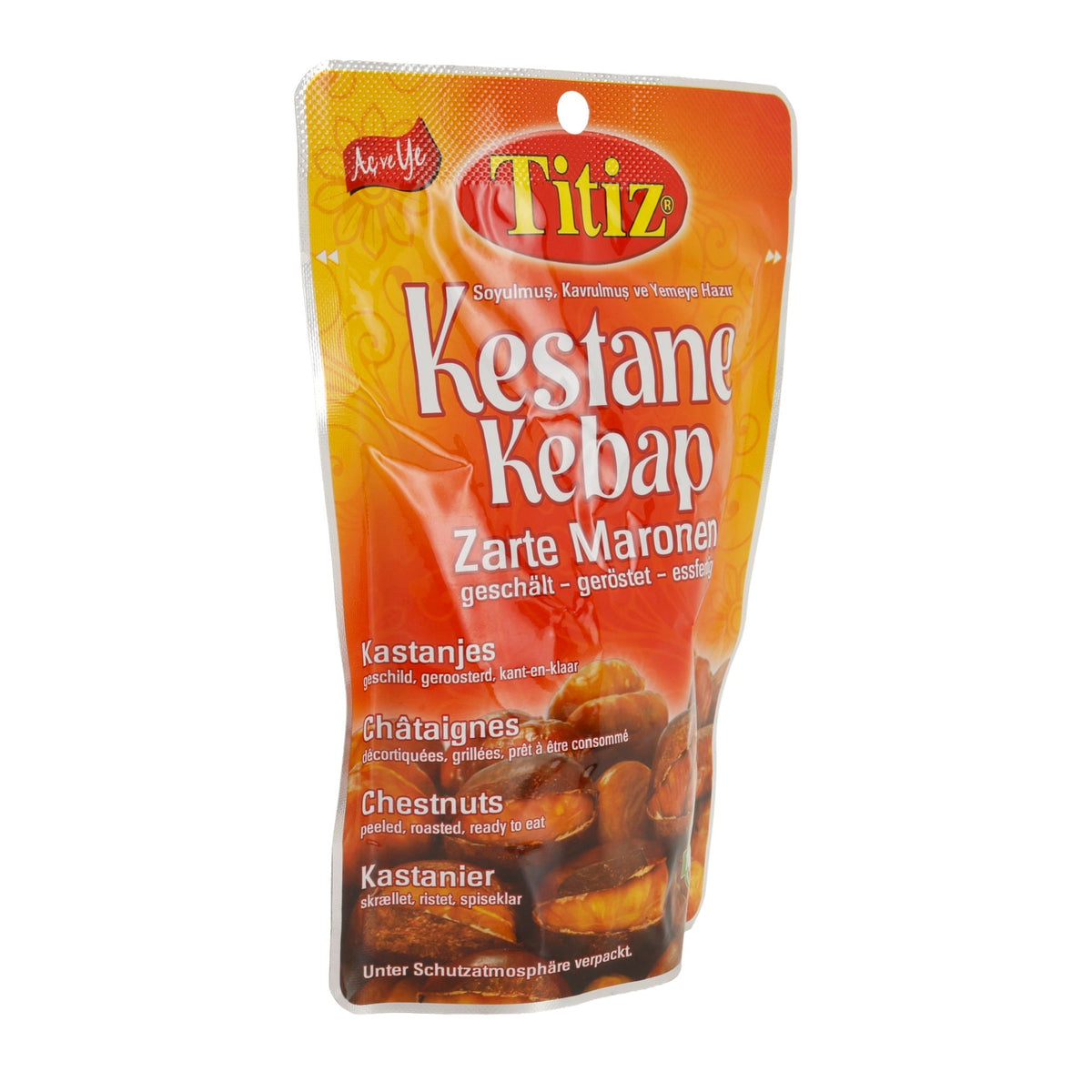 Titiz | Kestane Kebap – Zarte Maronen | geschält, geröstet & essfertig | 125 g