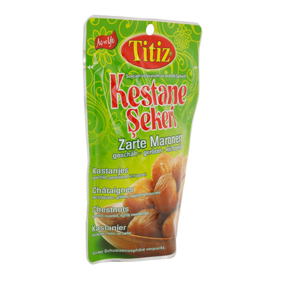 Titiz | Kestane Şekeri – Zarte Maronen | geschält, geröstet & leicht gesüßt | 125 g