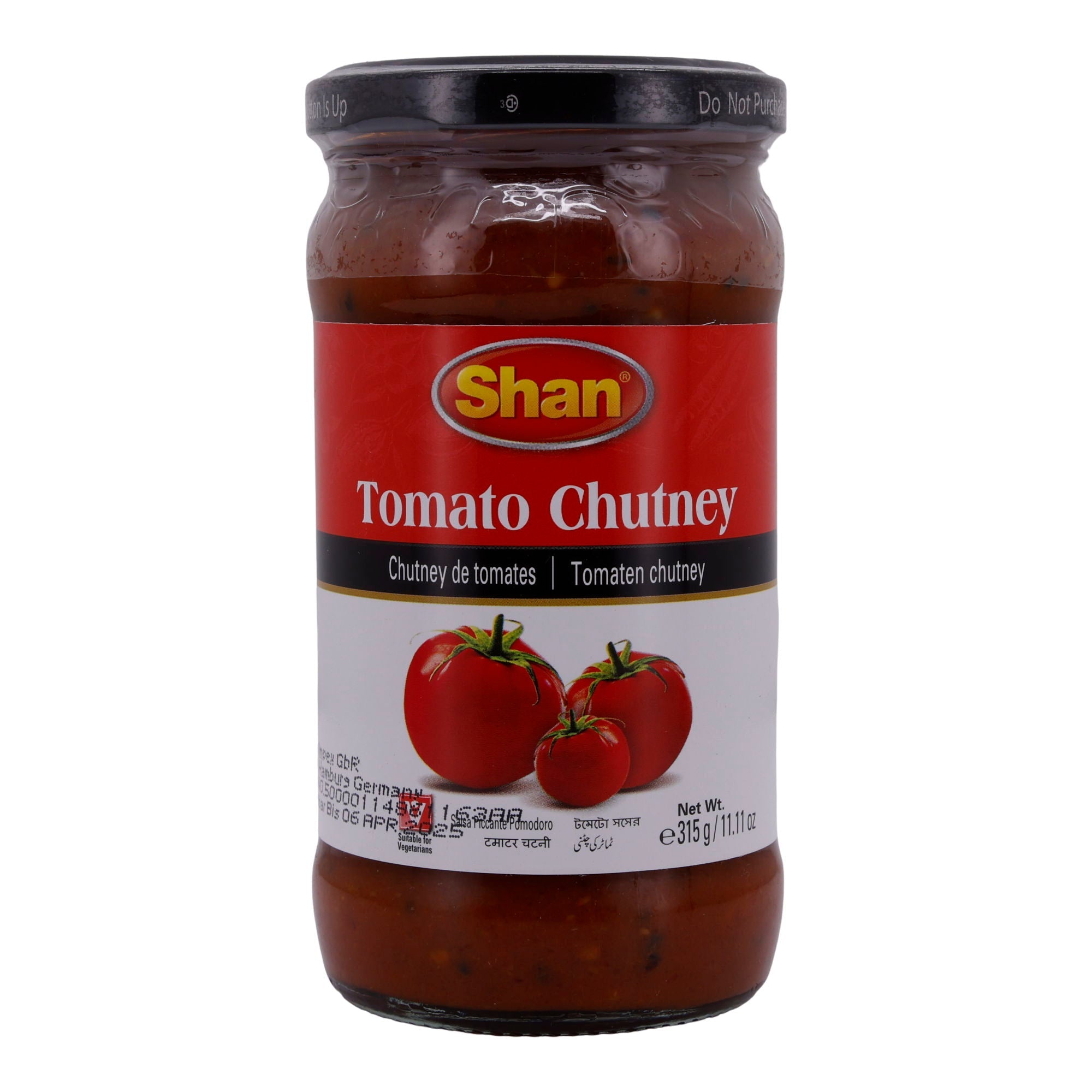 Tomaten Chutney Shan | Tomato Chutney | Würzig für vielseitigen Genuss | 315 g - Taste Your World