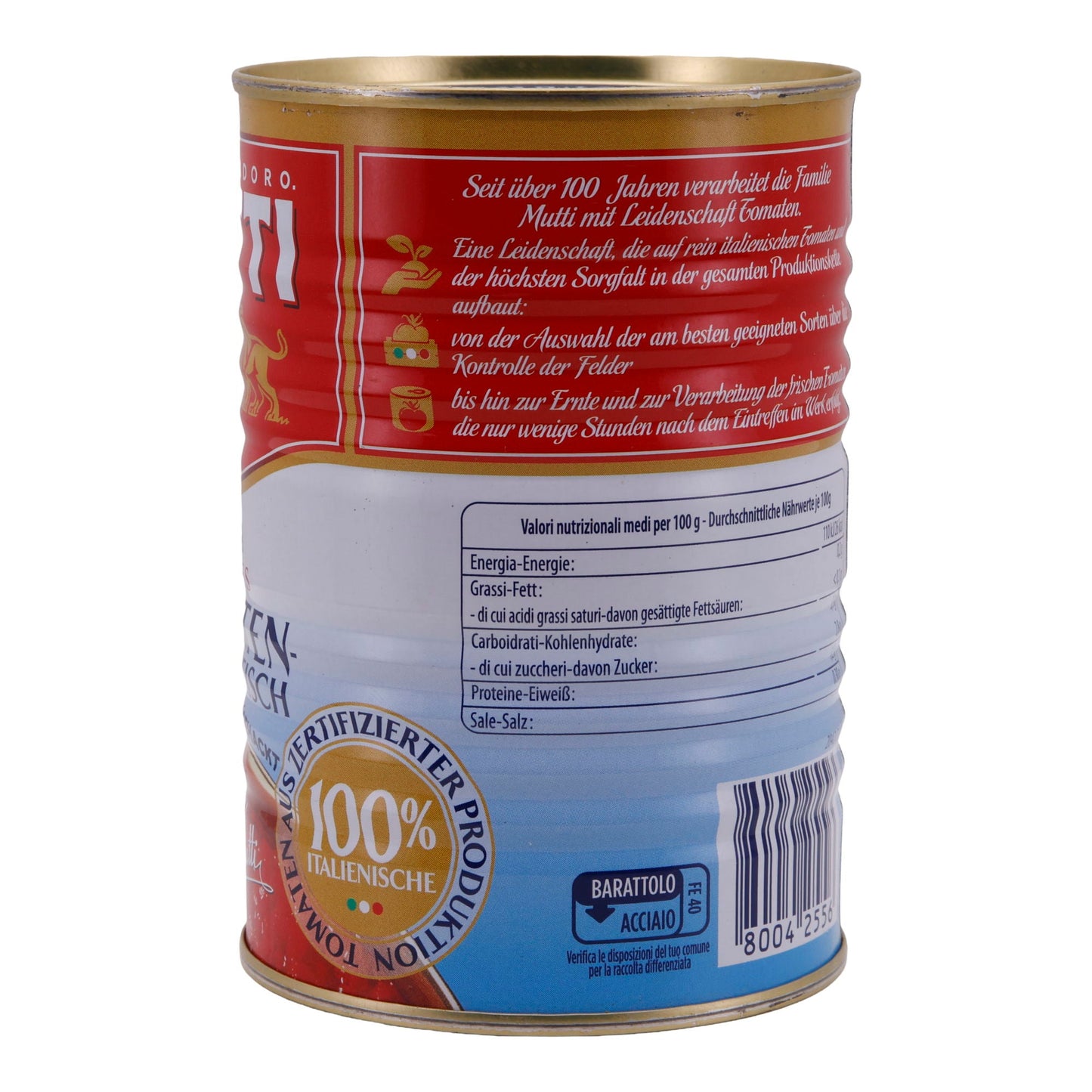 Tomatenfruchtfleisch Mutti | Polpa Feinstes Tomatenfruchtfleisch | Frische italienische Tomaten in bester Form | 400 g