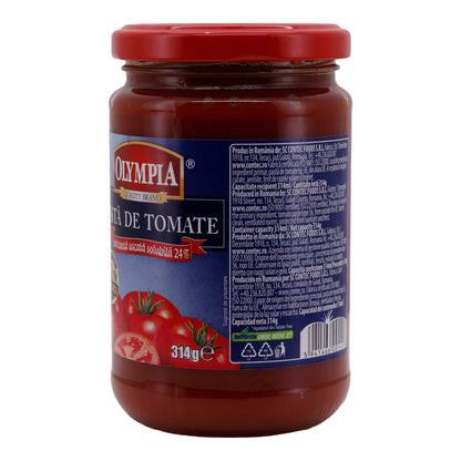 Tomatenmark Olympia | Tomatenpaste | Hochwertiges Tomatenkonzentrat für vielfältige Gerichte | 314 g