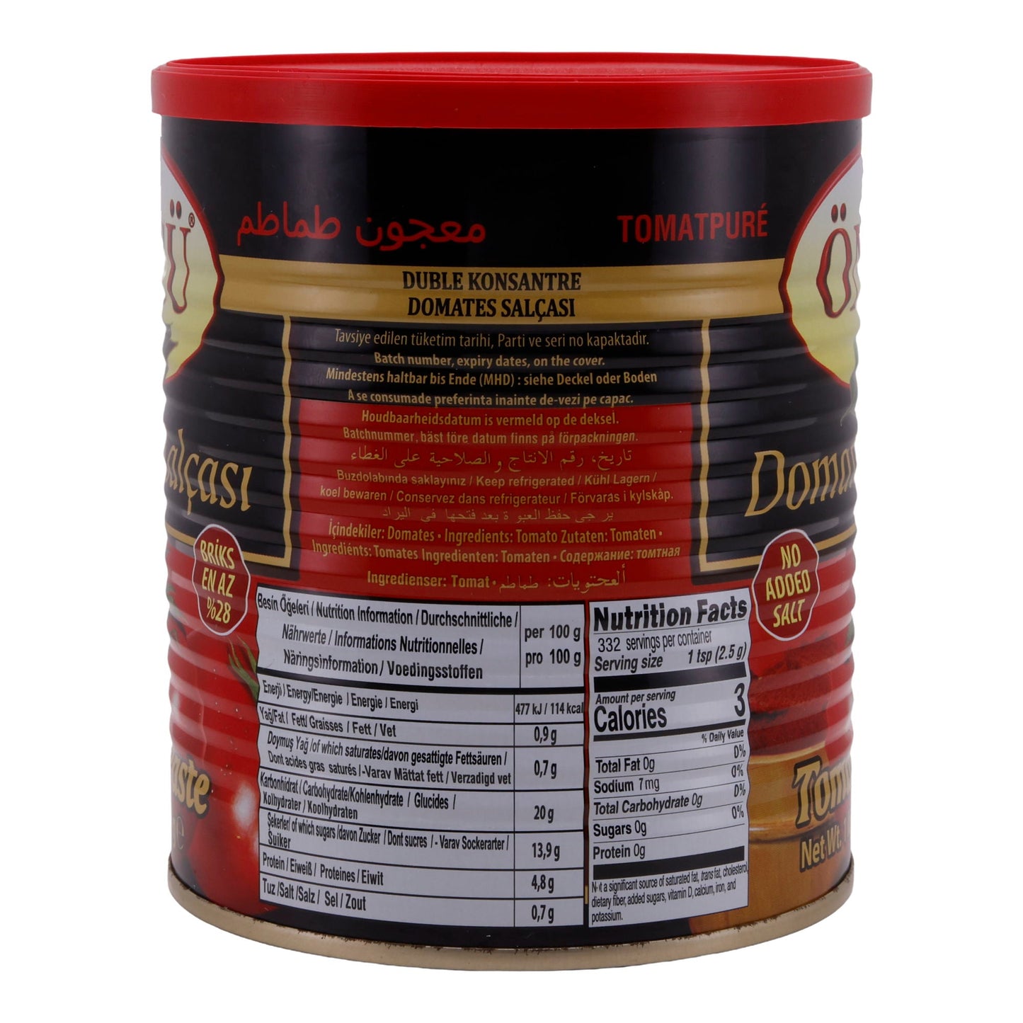 Tomatenmark Öncü | Tomatenpaste | Hochwertig, aus der Türkei | 830 g Dose