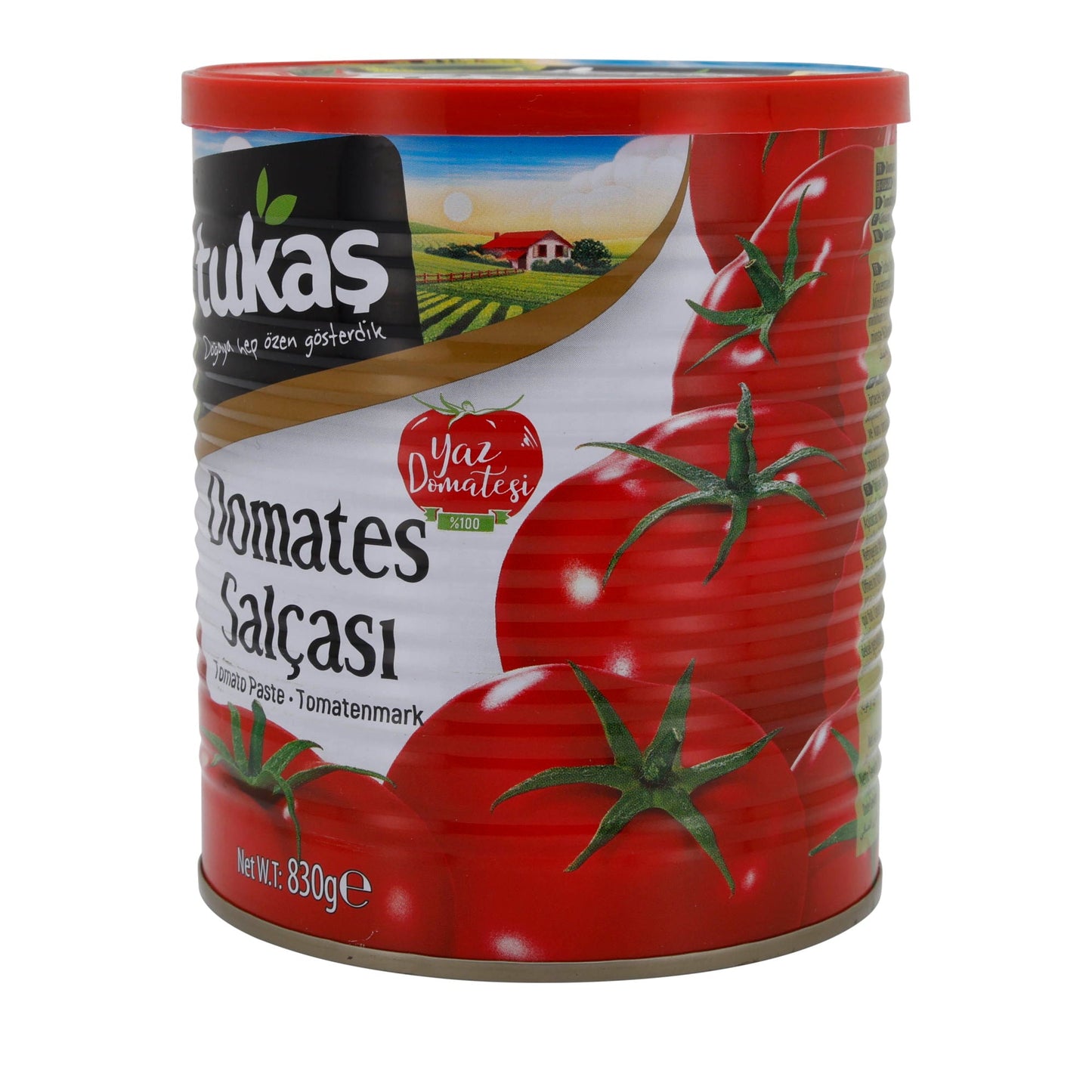 Tomatenmark Tukaş | Domates Salçası | Doppelt konzentriert, intensiv | 830 g