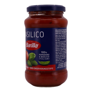 Tomatensauce Barilla | Mit Basilikum | 100 % italienische Tomaten | 400g - Taste Your World