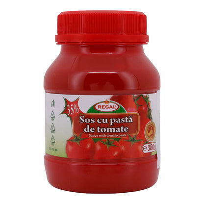 Tomatensoße Regal | Tomatensauce | Mit 35 % Tomatenmark, vielseitig verwendbar | 380 g