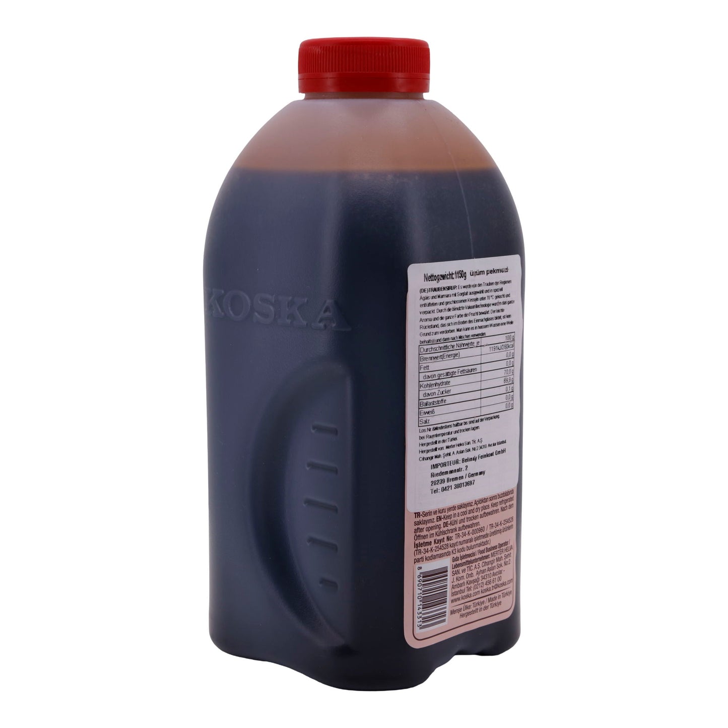 Traubensirup Koska | Üzüm Pekmezi | Reine Traubenmelasse, natürlich & ohne Zusatzstoffe | 1150 g